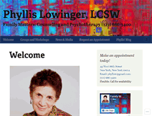 Tablet Screenshot of phyllislowinger.com